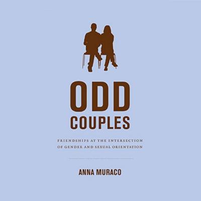 blue book cover with brown writing and silhouette image of a couple